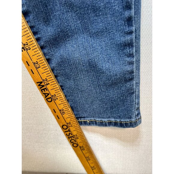 Levis Gold Signature Mid Rise Skinny Jeans Mens 32Wx30L Blue Denim Medium Wash - Picture 6 of 10